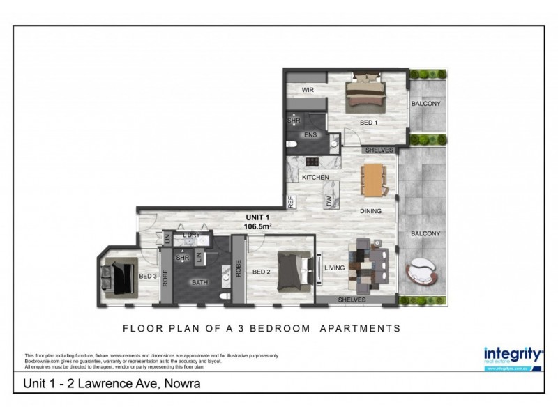2 Lawrence Avenue, Nowra NSW 2541 Floorplan