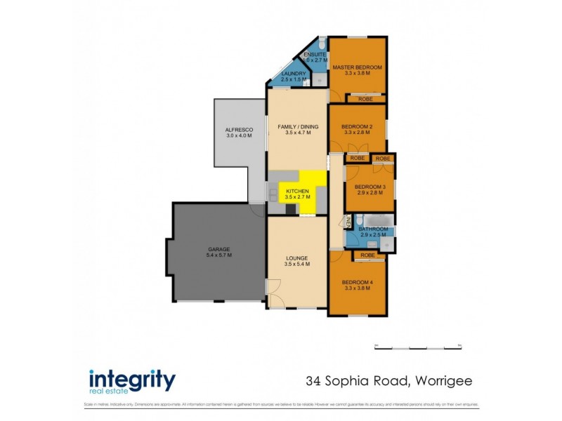 34 Sophia Road, Worrigee NSW 2540 Floorplan