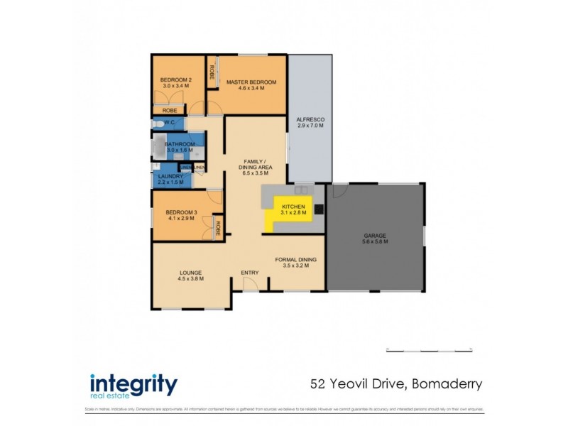 52 Yeovil Drive, Bomaderry NSW 2541 Floorplan
