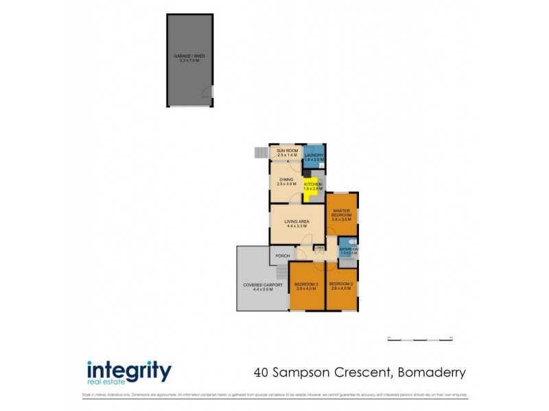 40 Sampson Crescent, Bomaderry NSW 2541 Floorplan