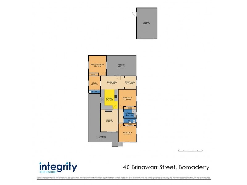 46 Brinawarr Street, Bomaderry NSW 2541 Floorplan