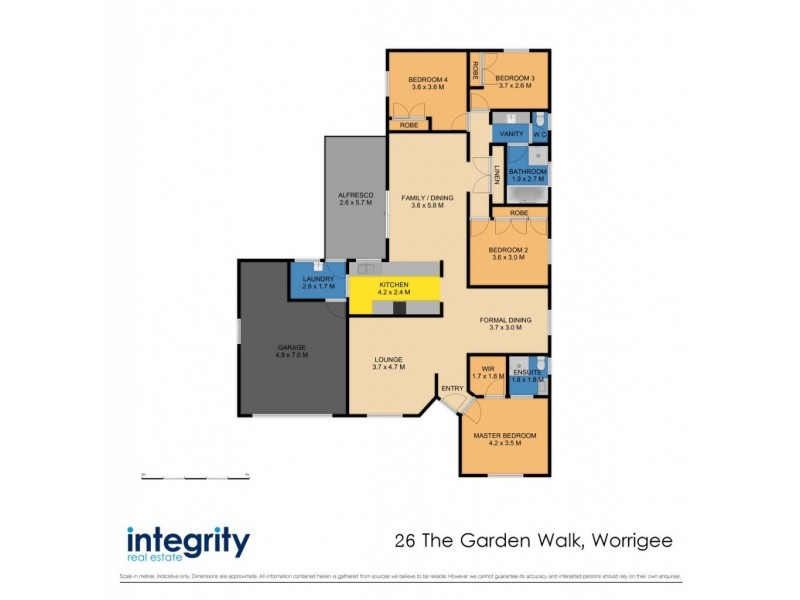 26 The Garden Walk, Worrigee NSW 2540 Floorplan