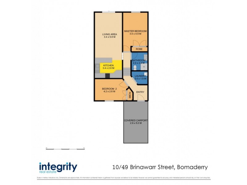 10/49 Brinawarr Street, Bomaderry NSW 2541 Floorplan