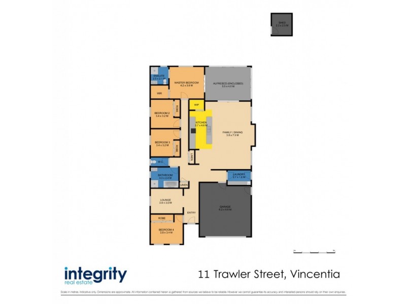 11 Trawler Street, Vincentia NSW 2540 Floorplan