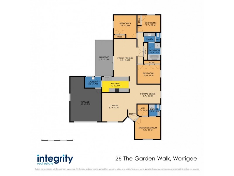 26 The Garden Walk, Worrigee NSW 2540 Floorplan