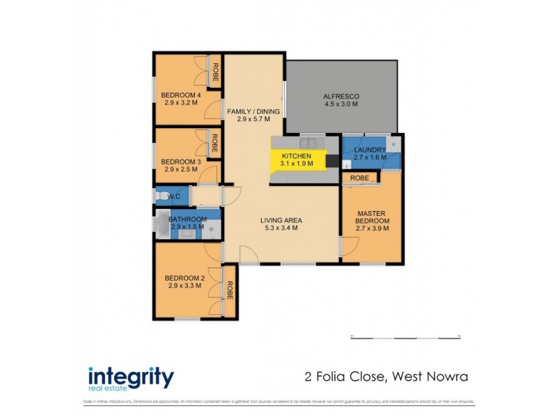 2 Folia Close, West Nowra NSW 2541 Floorplan