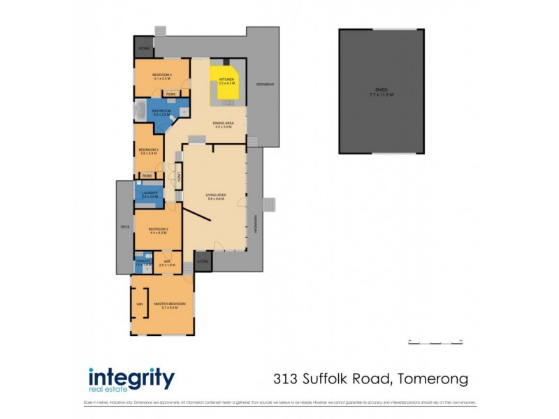 313 Suffolk Road, Tomerong NSW 2540 Floorplan