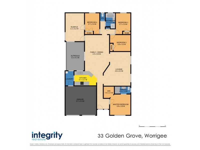 33 Golden Grove, Worrigee NSW 2540 Floorplan