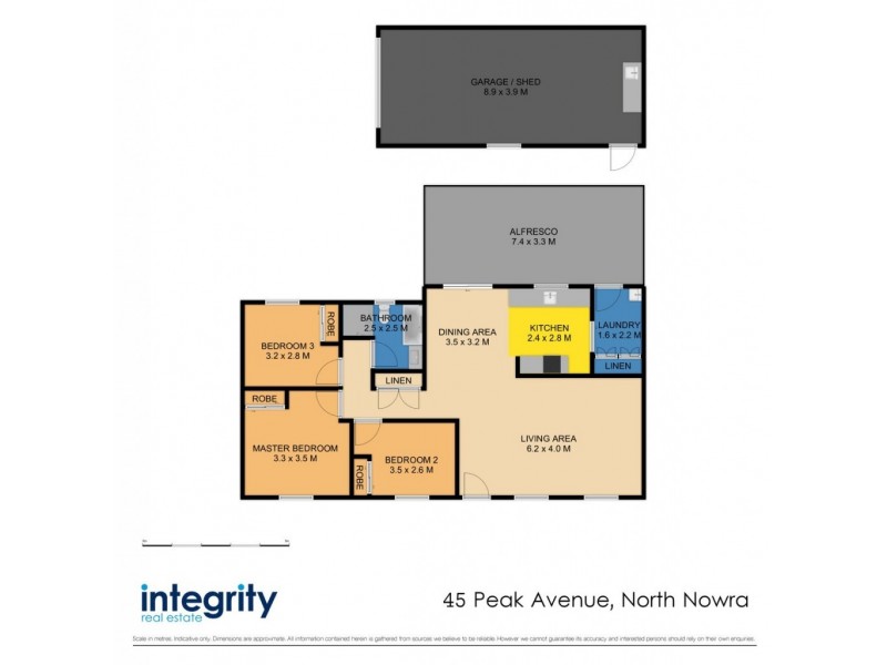 45 Peak Avenue, North Nowra NSW 2541 Floorplan