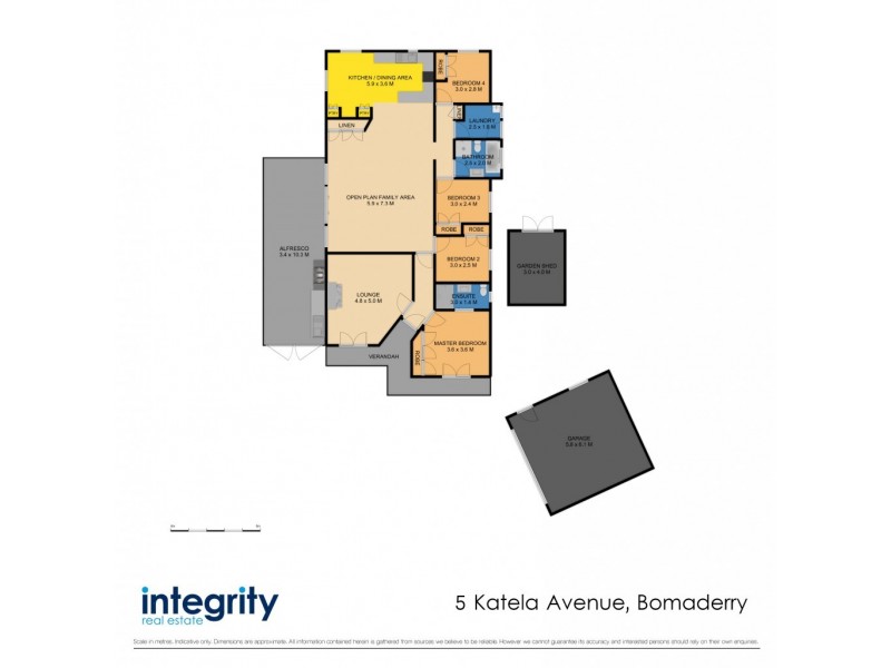 5 Katela Avenue, Bomaderry NSW 2541 Floorplan