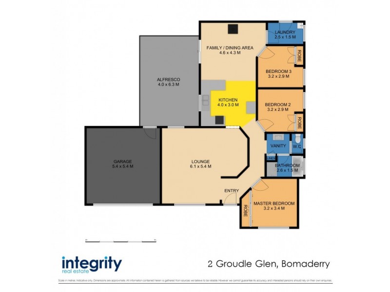 2 Groudle Glen, Bomaderry NSW 2541 Floorplan
