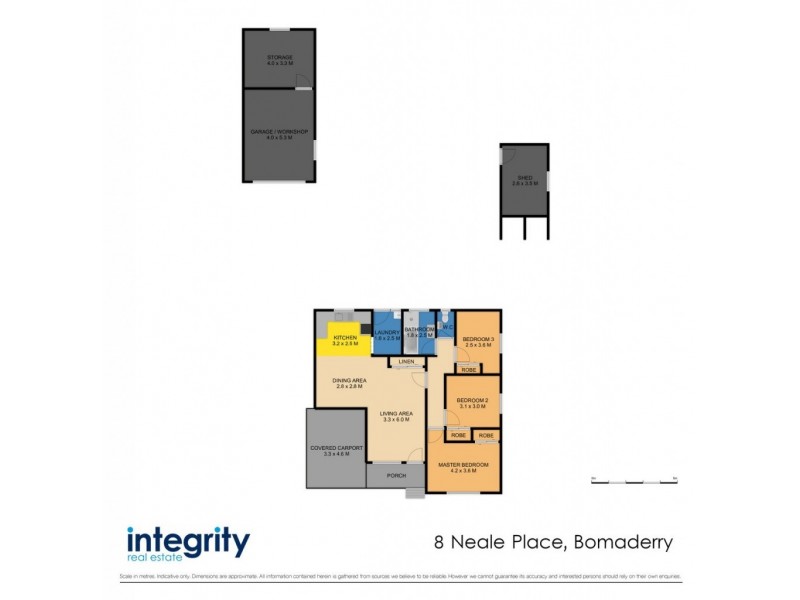8 Neale Place, Bomaderry NSW 2541 Floorplan