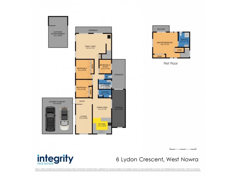 6 Lydon Crescent, West Nowra NSW 2541 Floorplan