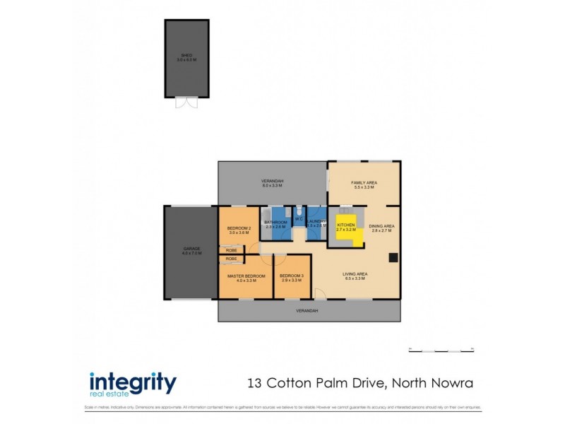 13 Cotton Palm Drive, North Nowra NSW 2541 Floorplan