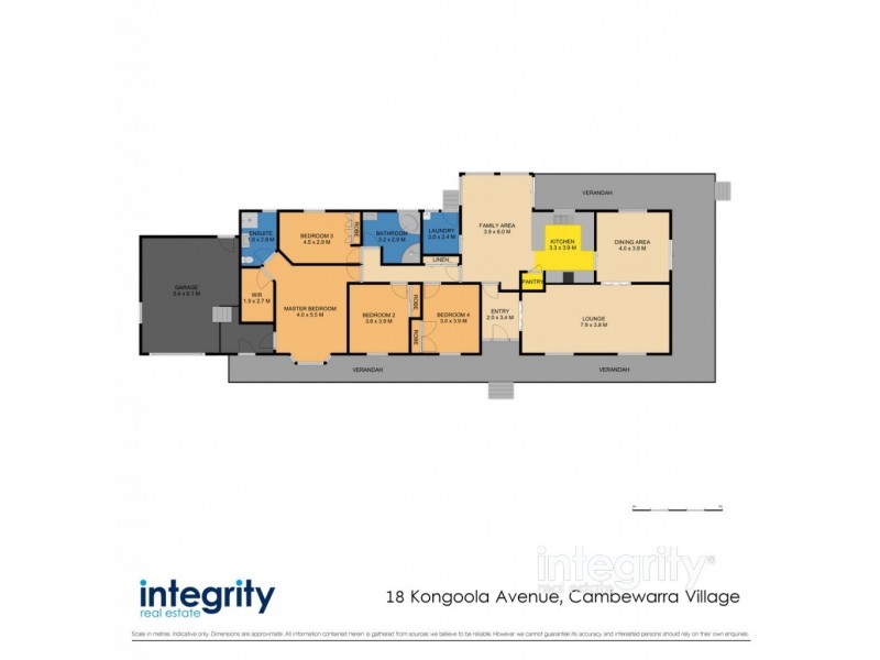 18 Kongoola Avenue, Cambewarra NSW 2540 Floorplan