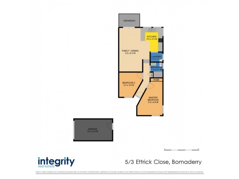 5/3 Ettrick Close, Bomaderry NSW 2541 Floorplan