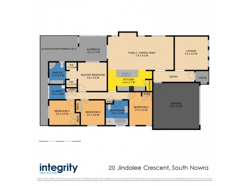 20 Jindalee Crescent, Nowra NSW 2541 Floorplan
