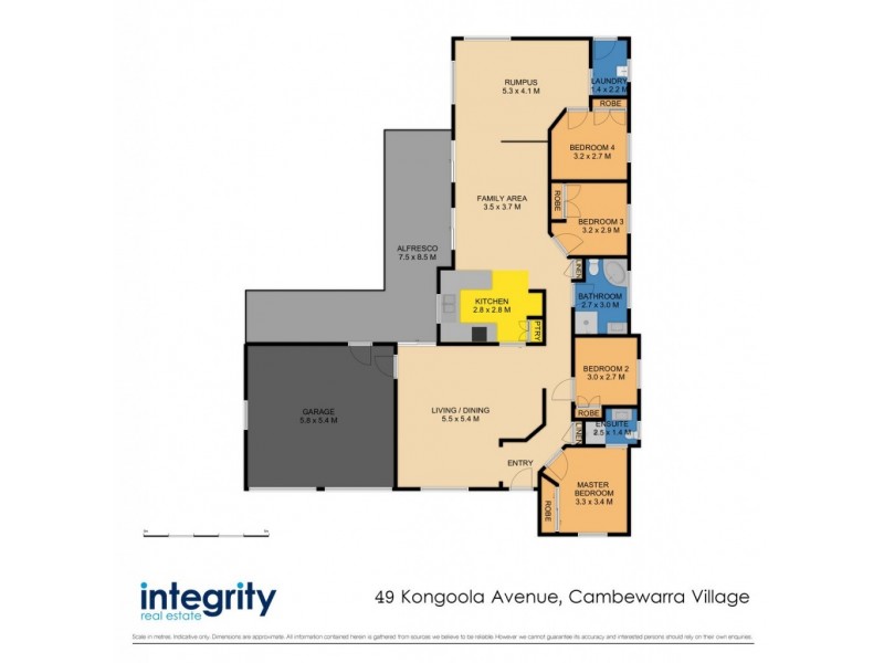 49 Kongoola Avenue, Cambewarra Village NSW 2540 Floorplan