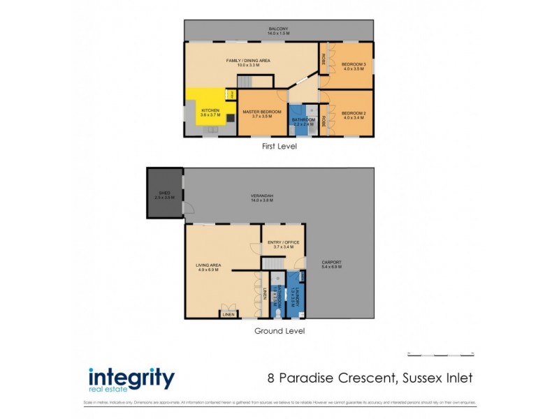 8 Paradise Crescent, Sussex Inlet NSW 2540 Floorplan