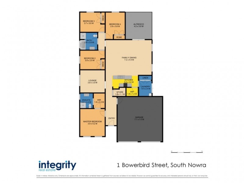 1 Bowerbird Street, South Nowra NSW 2541 Floorplan