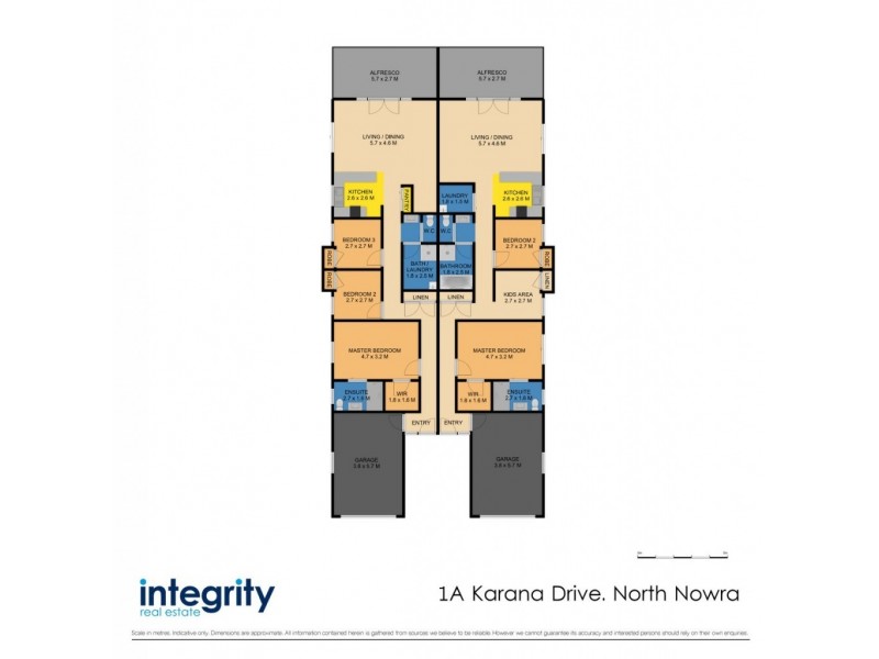 1 & 2/1A Karana Drive, North Nowra NSW 2541 Floorplan