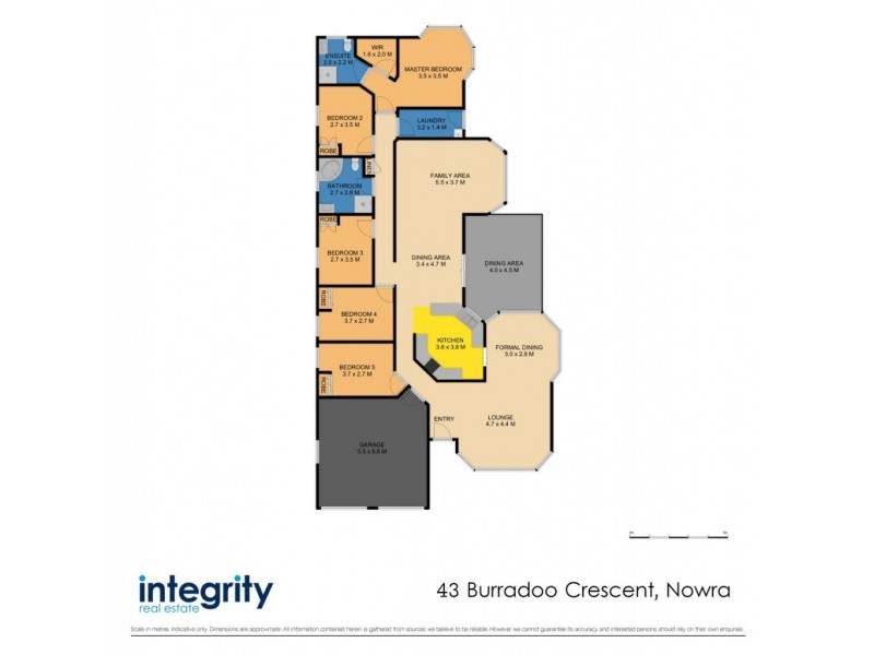 43 Burradoo Crescent, Nowra NSW 2541 Floorplan
