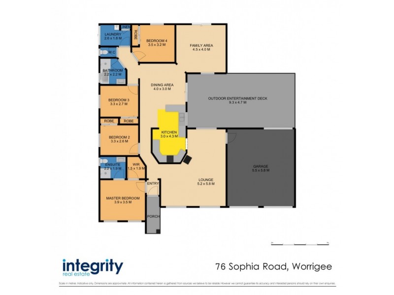 76 Sophia Road, Worrigee NSW 2540 Floorplan