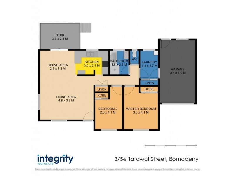 3/54 Tarawal Street, Bomaderry NSW 2541 Floorplan