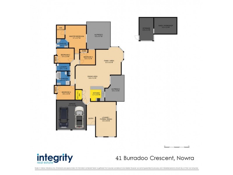 41 Burradoo Crescent, Nowra NSW 2541 Floorplan