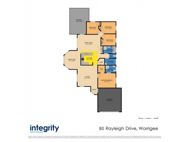 80 Rayleigh Drive, Worrigee NSW 2540 Floorplan