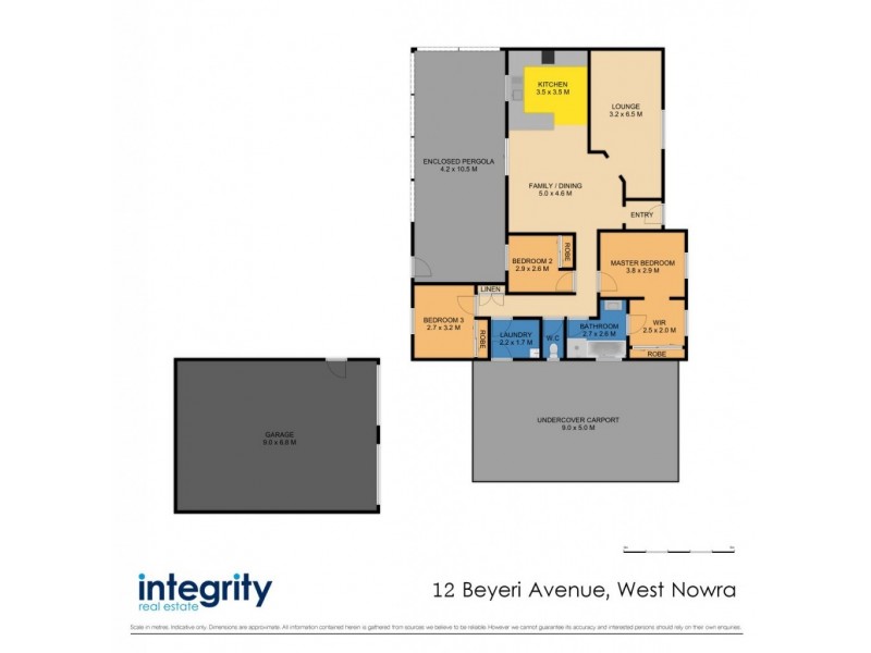 12 Beyeri Avenue, West Nowra NSW 2541 Floorplan