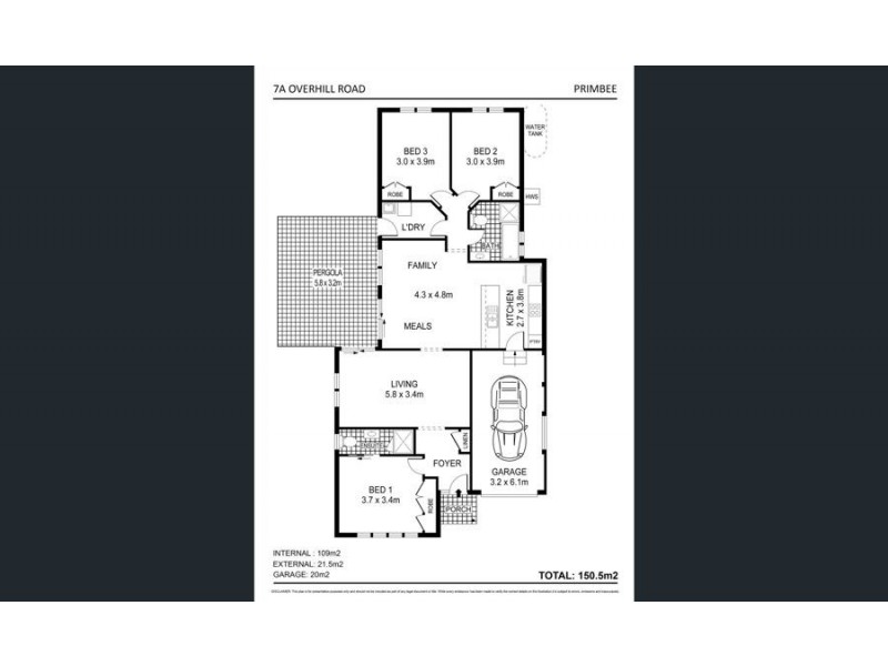 7a Overhill Road, Primbee NSW 2502 Floorplan