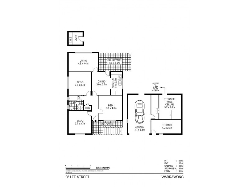 36 Lee Street, Warrawong NSW 2502 Floorplan