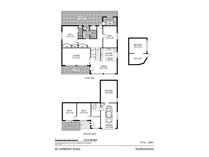 60 Vermont Rd, Warrawong NSW 2502 Floorplan