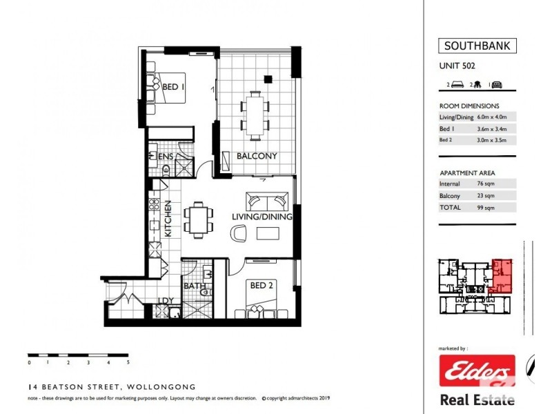 502/14 Beatson Street, Wollongong NSW 2500
