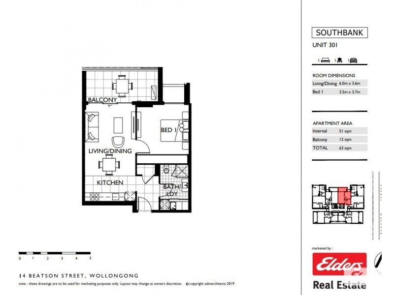 301/14 Beatson Street, Wollongong NSW 2500