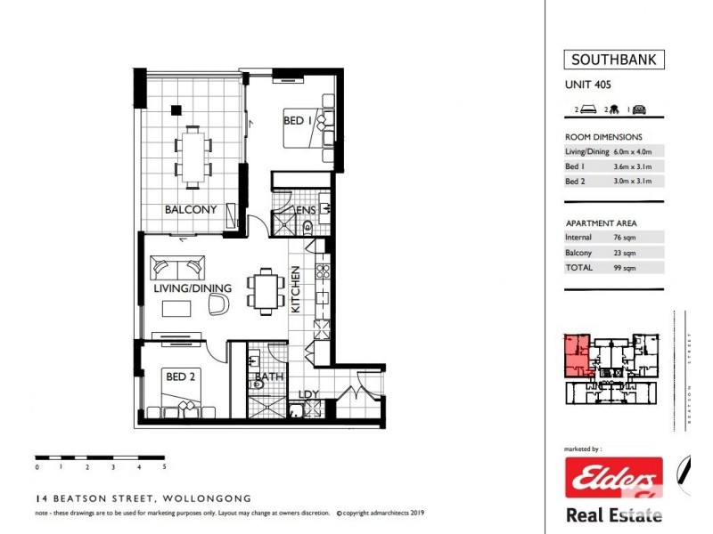 405/14 Beatson Street, Wollongong NSW 2500