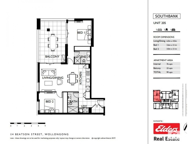 205/14 Beatson Street, Wollongong NSW 2500