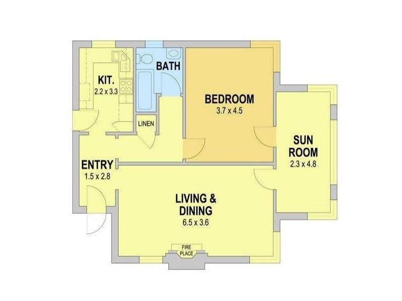 1/20 Cliff Road, North Wollongong NSW 2500 Floorplan