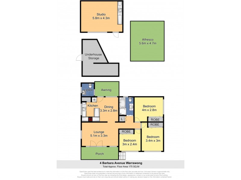 4 Barbara Avenue, Warrawong NSW 2502 Floorplan