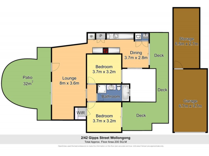 2/42 Gipps Street, Wollongong NSW 2500 Floorplan