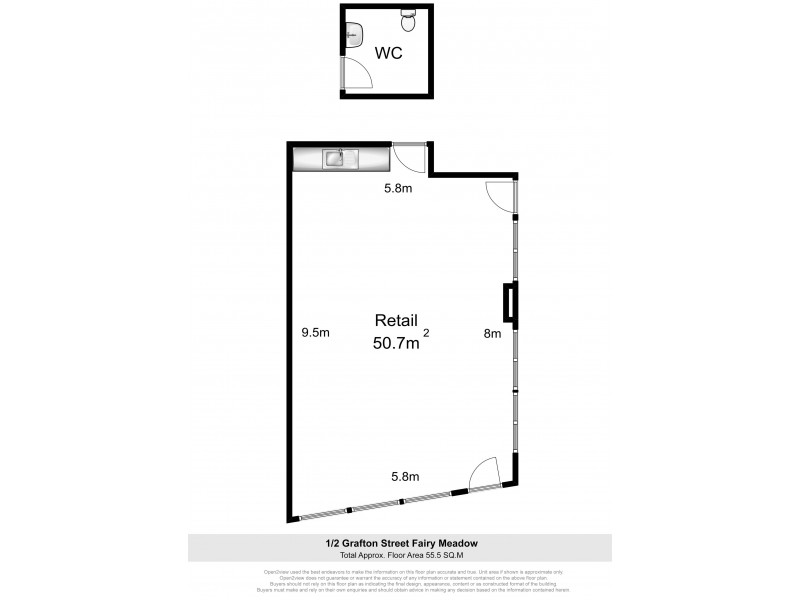 1/2 Grafton Street, Fairy Meadow NSW 2519 Floorplan