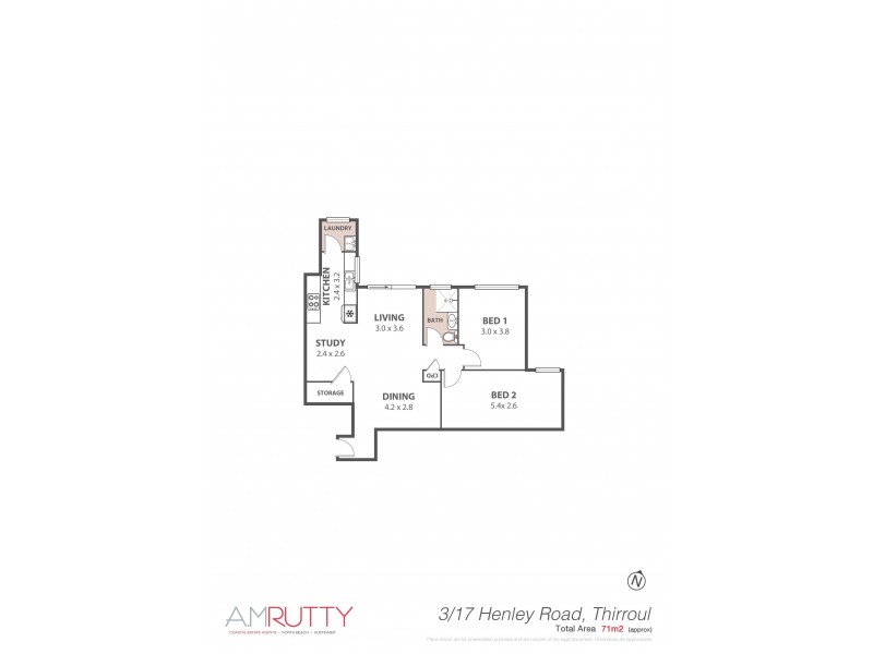 3/17 Henley Road, Thirroul NSW 2515 Floorplan