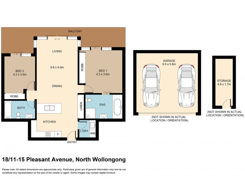 18/11-15 Pleasant Avenue, North Wollongong NSW 2500 Floorplan