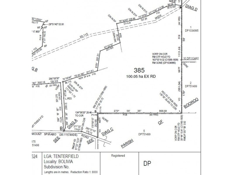 Lot 385 Mount Spirabo Road, Bolivia NSW 2372