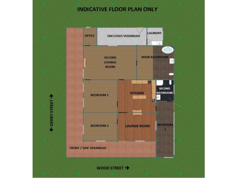 2 Wood Street, Tenterfield NSW 2372 Floorplan