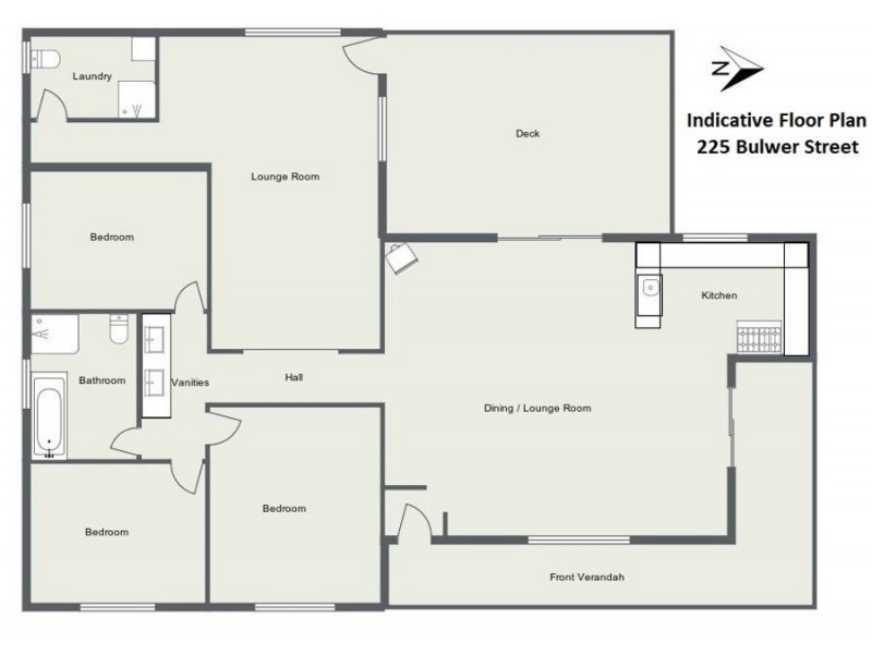 225 Bulwer Street, Tenterfield NSW 2372 Floorplan