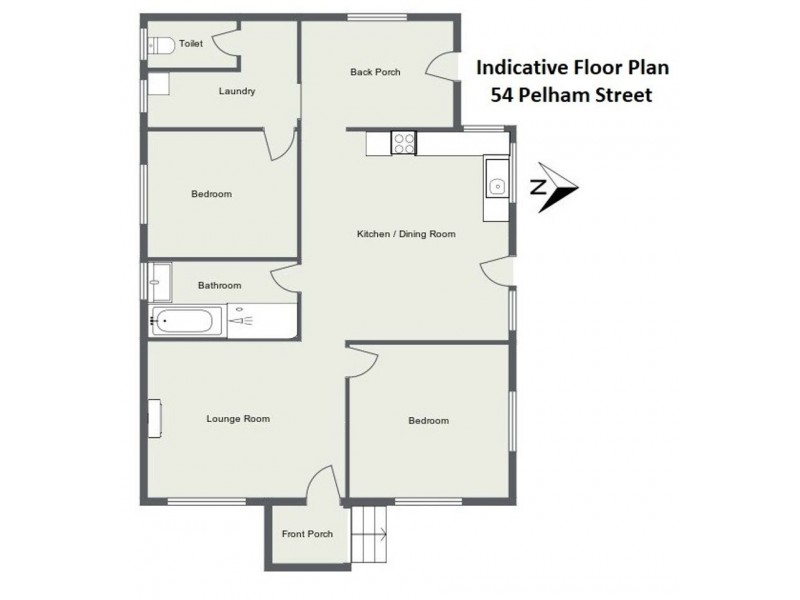 54 Pelham Street, Tenterfield NSW 2372 Floorplan