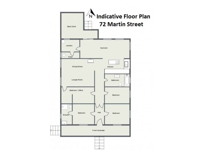 72 Martin Street, Tenterfield NSW 2372 Floorplan