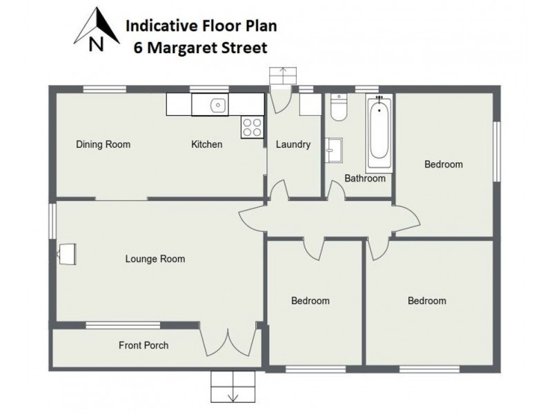 6 Margaret Street, Tenterfield NSW 2372 Floorplan